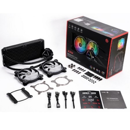 ADATA DISSIPATORE CPU ACQUA LEVANTE 240 ARGB ALLUMINIO ...